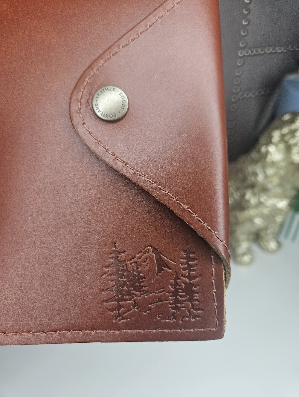 Portland Leather Goods Limited Edition 10th Anniversary Snap Journal Madrone - Picture 3 of 11